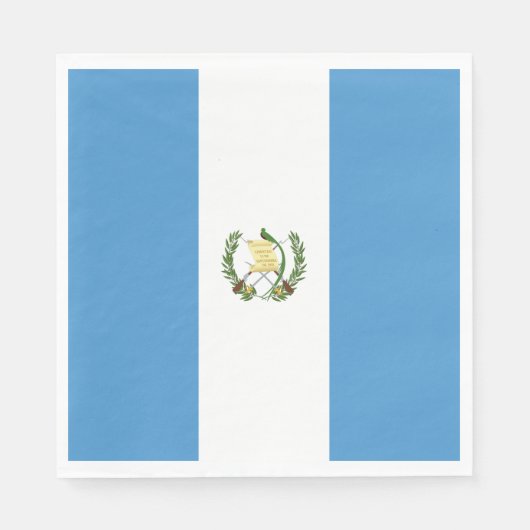 グアテマラ国旗 スタンダードランチョンナプキン (正面)