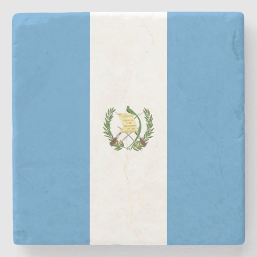 グアテマラ国旗 ストーンコースター (正面)