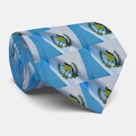 グアテマラ国旗 ネクタイ (ロール)