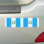 グアテマラ国旗 バンパーステッカー (車上)