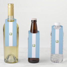 グアテマラ国旗 ボトルネックタグ