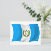 グアテマラ国旗 ポストカード (スタンド正面)