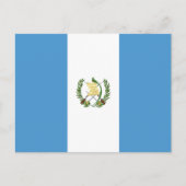 グアテマラ国旗 ポストカード (正面)
