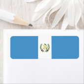 グアテマラ国旗 ラベル (インサイチュ)