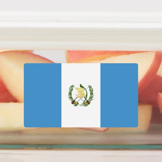 グアテマラ国旗 ラベル (貼付)