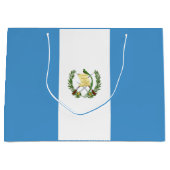 グアテマラ国旗 ラージペーパーバッグ (正面)