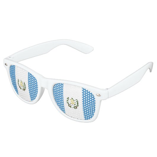 グアテマラ国旗 レトロサングラス (アングル)