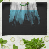 グアテマラ国旗、国旗 キッチンタオル (折り畳み)