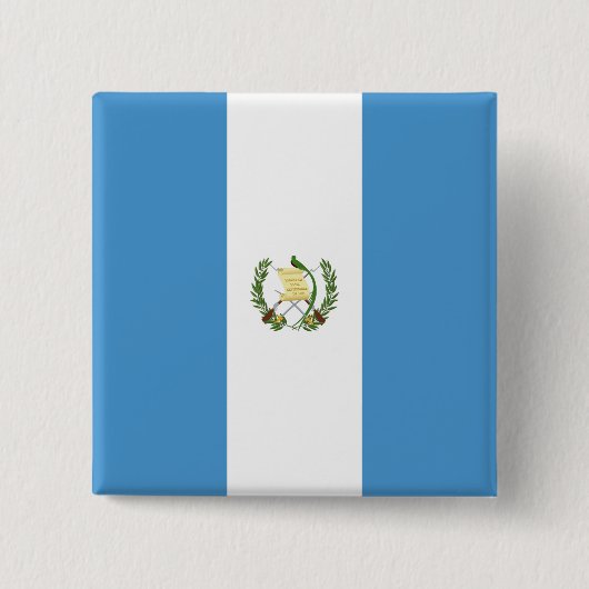 グアテマラ国旗 缶バッジ (正面)