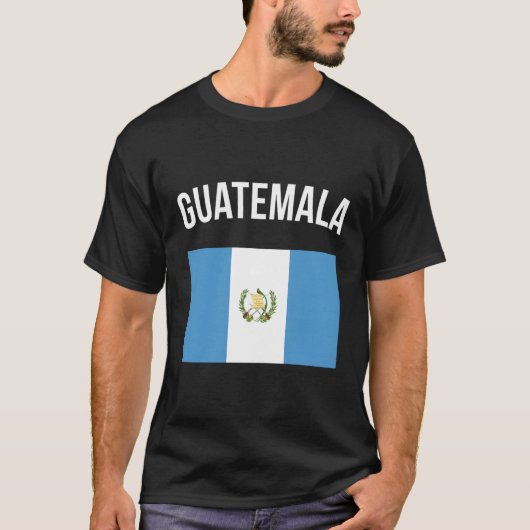 グアテマラ国旗 Tシャツ (正面)