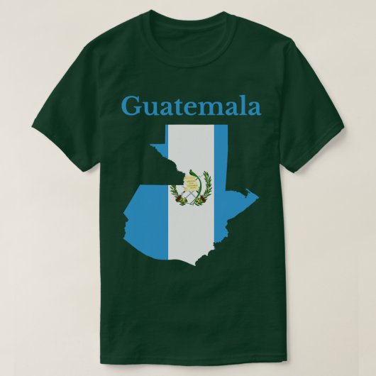 グアテマラ国旗 Tシャツ (デザイン正面)