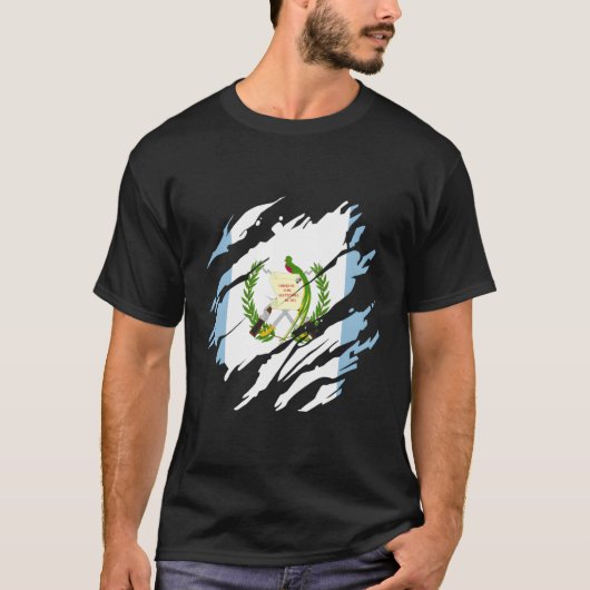 グアテマラ国旗 Tシャツ (正面)