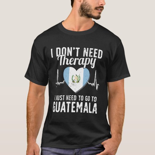 グアテマラ国旗Iバケーショングアテム Tシャツ (正面)