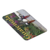 グアテマラ女性，女性，花，ド伝統的レス マグネット (右側)