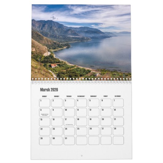 グアテマラ暦 カレンダー (3月 2026)