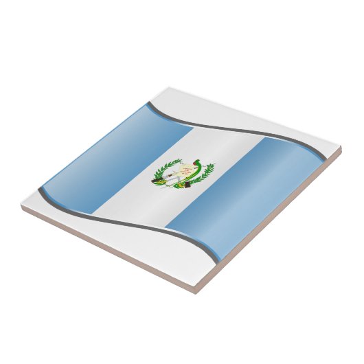 グアテマラ波旗 タイル (側面)