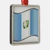 グアテマラ波旗 メタルオーナメント (右)
