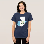 グアテマラ特別観光客ギフトクラシック トライブレンドTシャツ (正面全面)