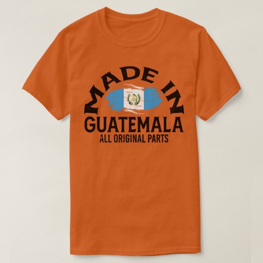 グアテマラ生まれで Tシャツ (デザイン正面)