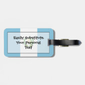 グアテマラ簡単ID個人国旗 ラゲッジタグ (裏面横)