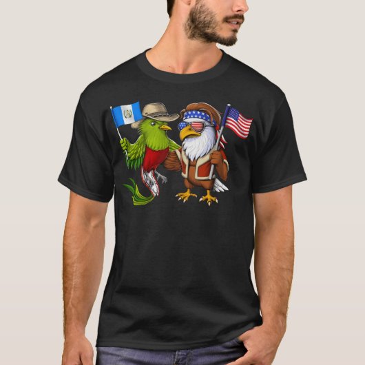 グアテマラ系アメリカ人の文化遺産 Tシャツ (正面)