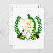 グアテマラ紋章 ポストカード (正面/裏面)