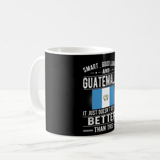 グアテマラ誇りを持った国旗 コーヒーマグカップ (正面左)