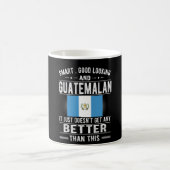 グアテマラ誇りを持った国旗 コーヒーマグカップ (中央)