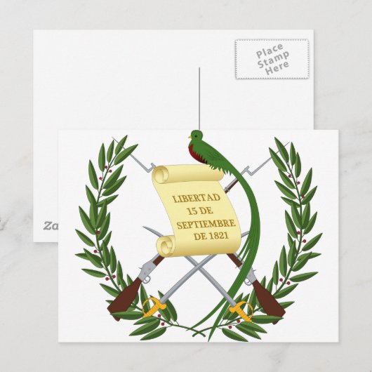 グアテマラ軍服 ポストカード (正面/裏面)