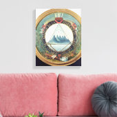 グアテマラ連盟のバッジ キャンバスプリント (インサイチュ (リビング))