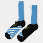 グアテマラ靴下,グアテマラ国旗の色/スポーツ ソックス (左)