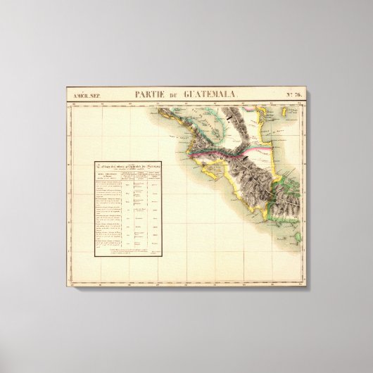 グアテマラ76 キャンバスプリント (正面)