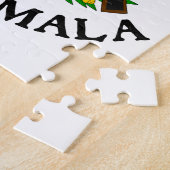 グアテマラ-または記号紋章か旗または紋章付き外衣 ジグソーパズル (側面)