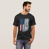 グアテマラ アメリカ合衆国 移民 Tシャツ (正面フル)