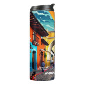 グアテマラ | アンティグアトラベルヴィンテージレトロ タンブラー (回転左)