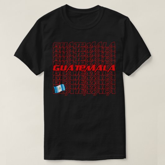 グアテマラ カスケード テキスト 1 Tシャツ (デザイン正面)