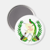 グアテマラ・コートオブアームズ・マグネット マグネット (正面/裏面)