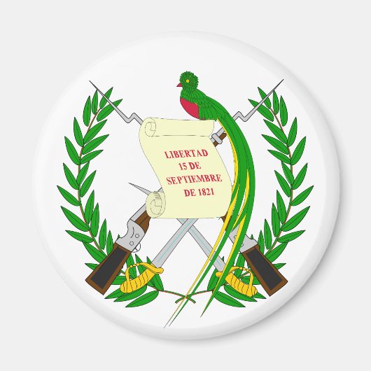 グアテマラ・コートオブアームズ・マグネット マグネット (正面)