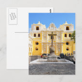 グアテマラ，ハガキLa Merced Church ポストカード (正面/裏面)