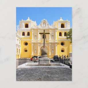 グアテマラ，ハガキLa Merced Church ポストカード