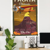 グアテマラ パカヤ火山 旅行ポスター ポスター (ホームオフィス)