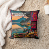 グアテマラ・パナジャチェル | 旅行ヴィンテージレトロ クッション (ブランケット)