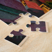 グアテマラ・パナジャチェル | 旅行ヴィンテージレトロ ジグソーパズル (側面)