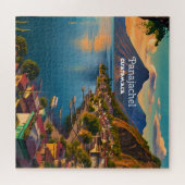 グアテマラ・パナジャチェル | 旅行ヴィンテージレトロ ジグソーパズル (横)