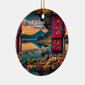 グアテマラ・パナジャチェル | 旅行ヴィンテージレトロ セラミックオーナメント (右)