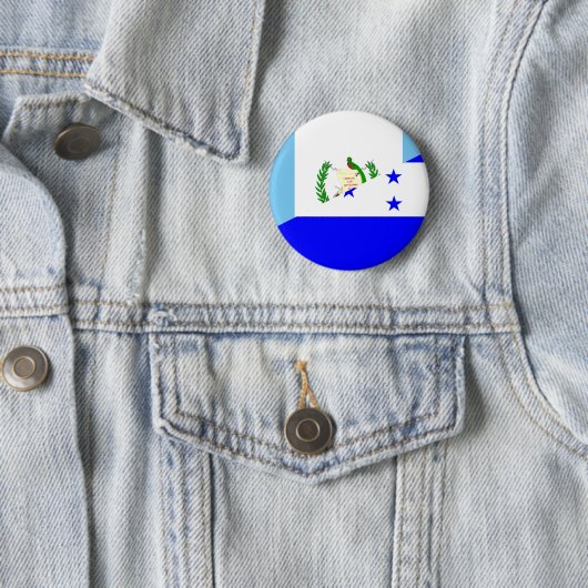 グアテマラ・ホンジュラス半旗の記号 缶バッジ (インサイチュ)