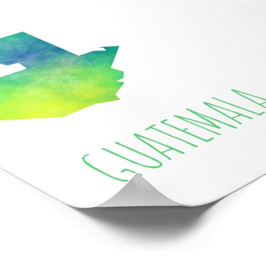 グアテマラ ポスター (角)