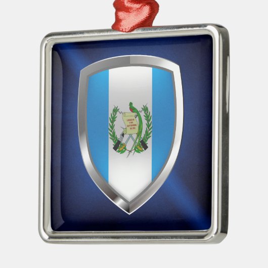 グアテマラ・メトタリック・エンブレム メタルオーナメント (左)