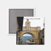グアテマラ，ラアンティグア，エルアルコ マグネット (正面/裏面)