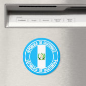 グアテマラ・ラウンド・エンブレム マグネット (インサイチュ (食洗機))